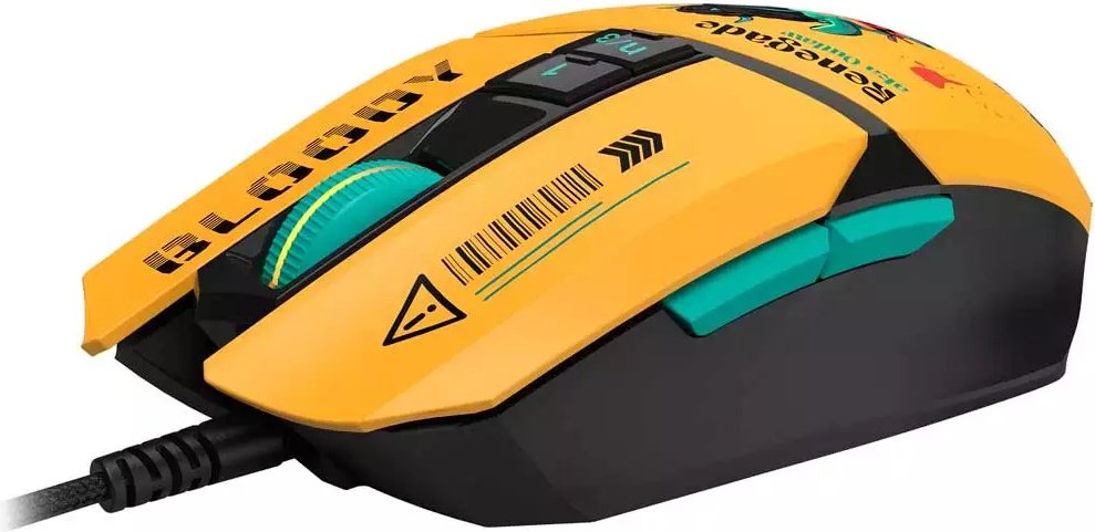 Мышь A4Tech Bloody W63 Max Renegade мультиколор купить,NaN