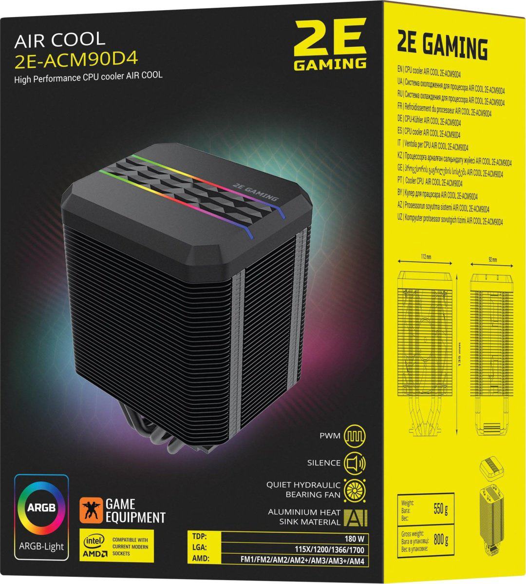 Кулер 2E Gaming Air Cool ACM90D4 купить,NaN