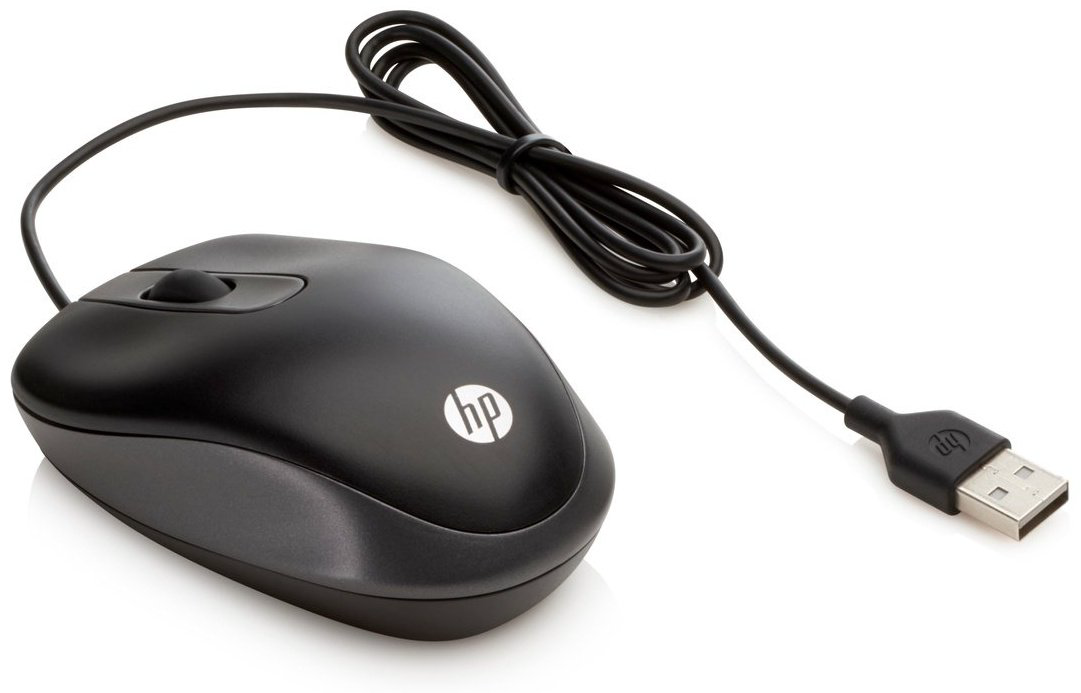 Мышь HP G1K28AA USB черный