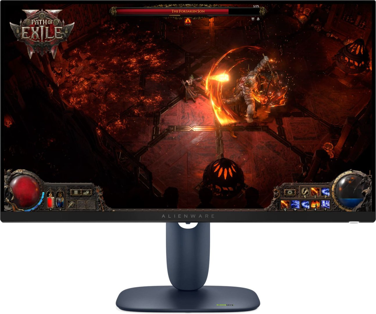 Монитор 27" DELL AW2725DM черный