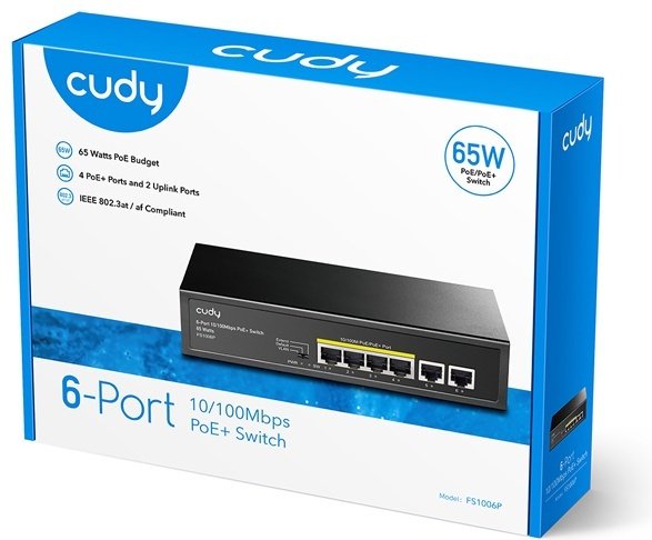 Коммутатор Cudy FS1006P купить,NaN