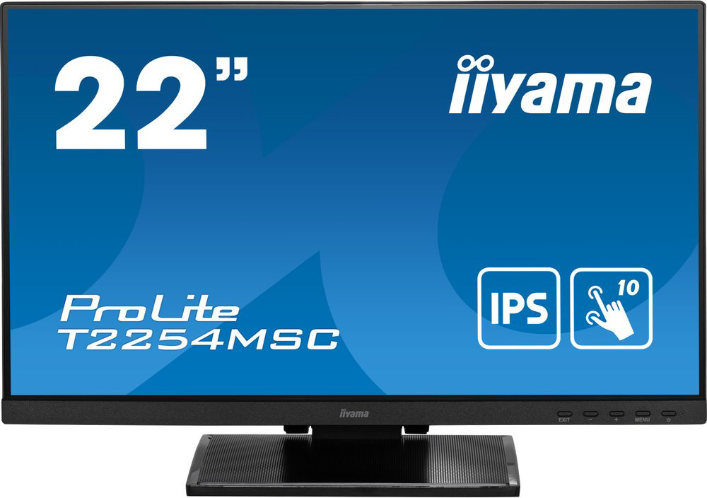 Монитор 21.5" Iiyama ProLite PLT2254M / T2254MSC-B1AG черный купить,NaN