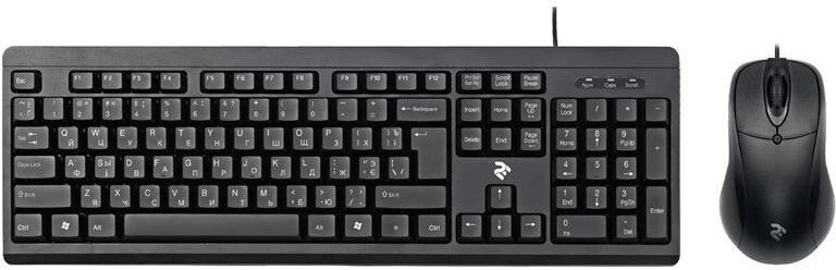 Клавиатура 2E MK401 2E-MK401UB черный + мышь