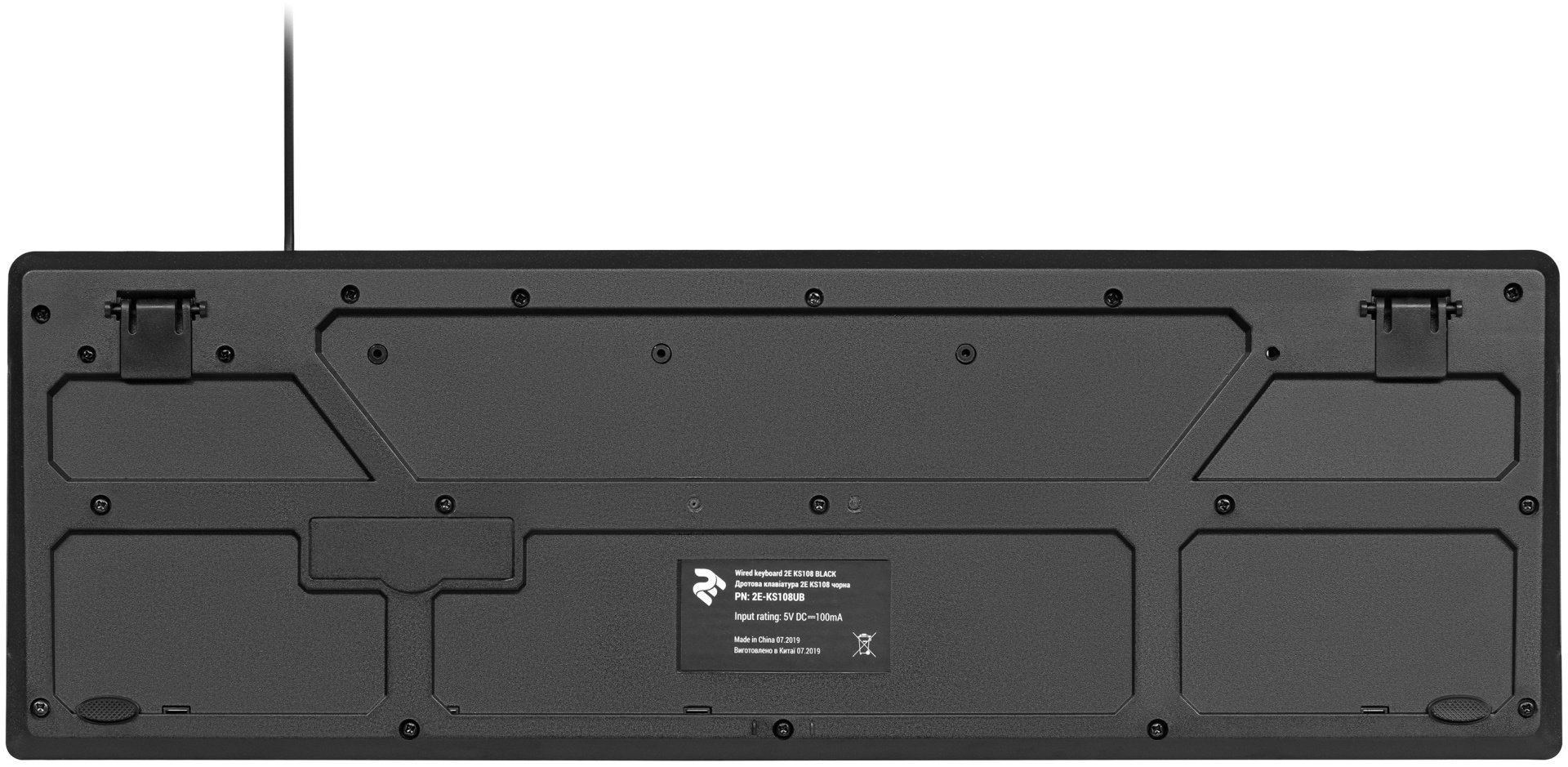 Клавиатура 2E KS 108 2E-KS108UB черный купить,NaN