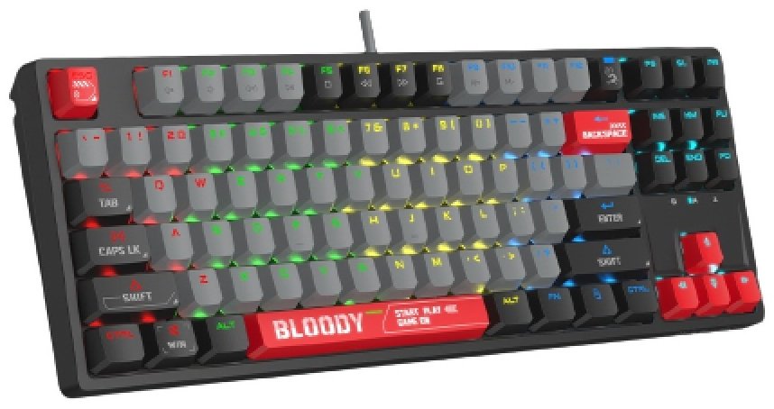 Клавиатура Bloody S87 RED черный купить,NaN