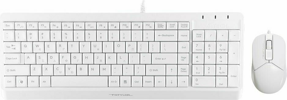 Клавиатура A4Tech Fstyler F1512S белый - ForteMarket Клавиатура A4Tech Fstyler F1512S белый купить,7345