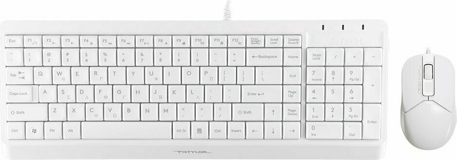Клавиатура A4Tech Fstyler F1512S белый - ForteMarket Клавиатура A4Tech Fstyler F1512S белый купить,7345