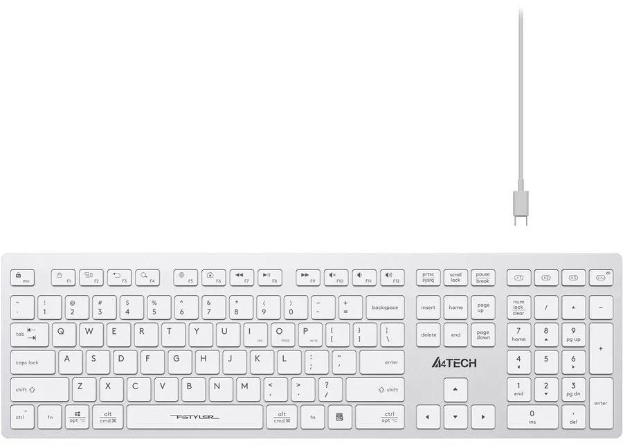 Клавиатура Fstyler FBX50C белый купить,NaN