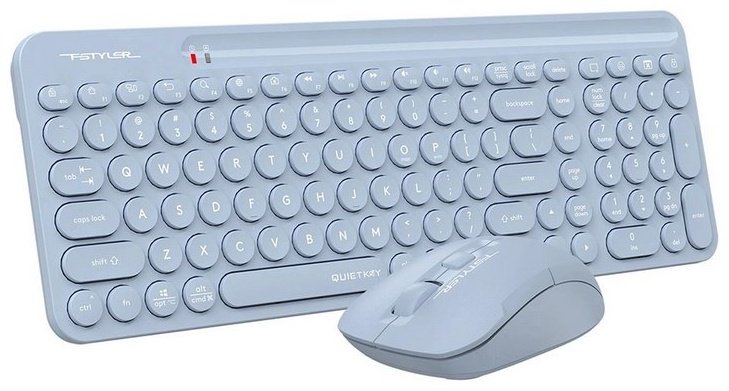 Клавиатура A4Tech Fstyler FG3300 Air синий купить,NaN