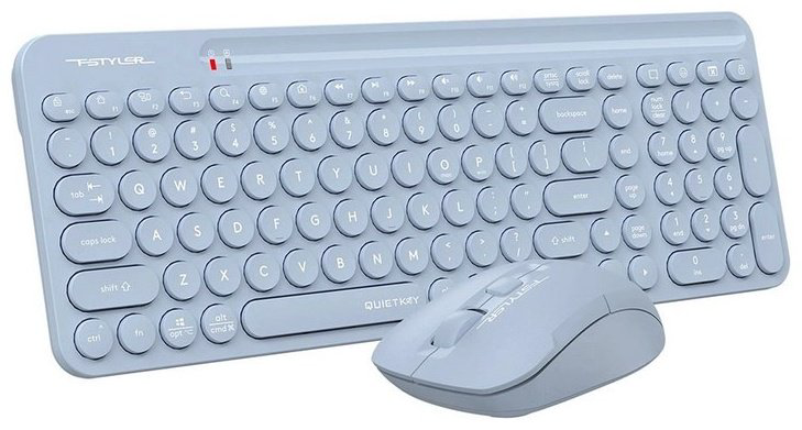 Клавиатура A4Tech Fstyler FG3300 Air синий купить,NaN