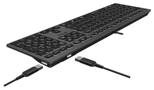 Клавиатура A4Tech FX60H черный купить,NaN