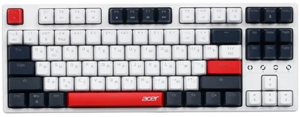 Клавиатура Acer OKW305 ZL.KBDCC.01W белый купить,NaN