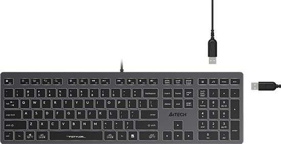 Клавиатура A4Tech FX60H черный купить,NaN