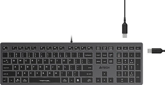 Клавиатура A4Tech FX60H черный купить,NaN