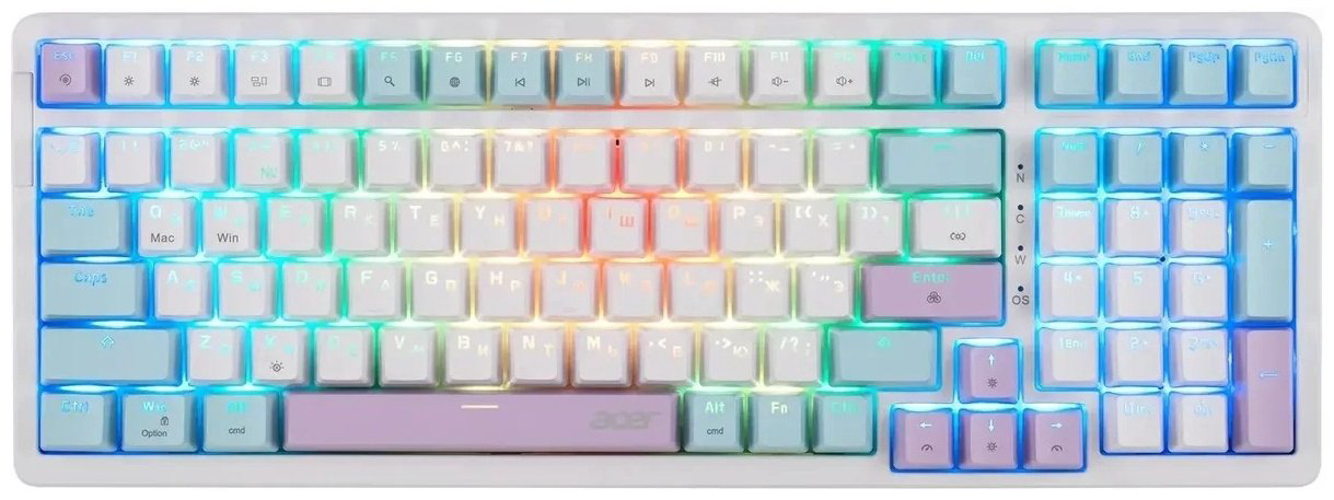 Клавиатура Acer OKW304 (ZL.KBDCC.01V) фиолетовый купить,NaN
