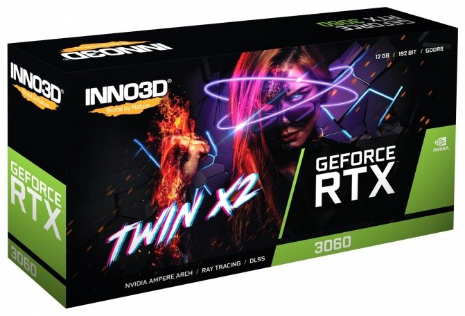 Видеокарта Inno3D GeForce RTX 3060 TWIN X2 N30602-12D6-119032AH 12 ГБ купить,NaN