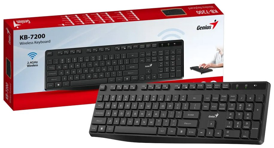 Клавиатура Genius KB-7200 черный купить,NaN