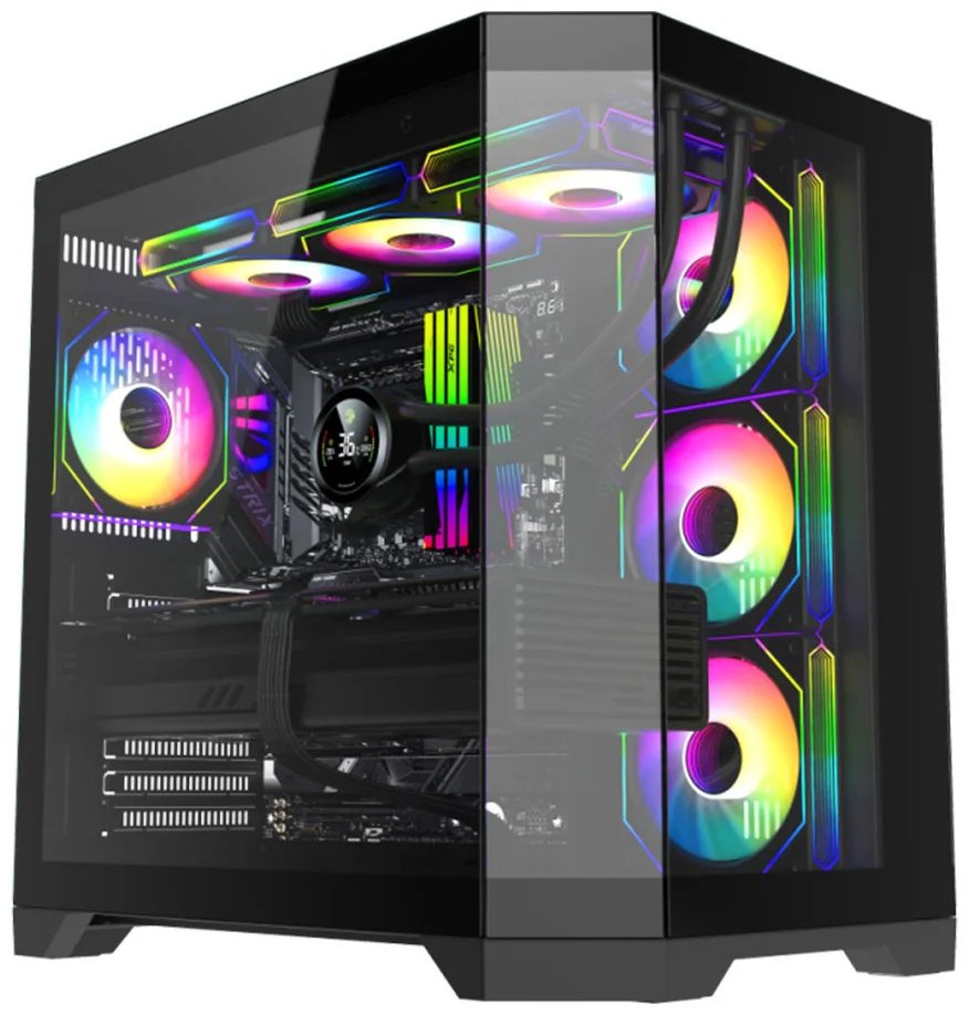 Корпус Game Max 14100902944 черный купить,NaN