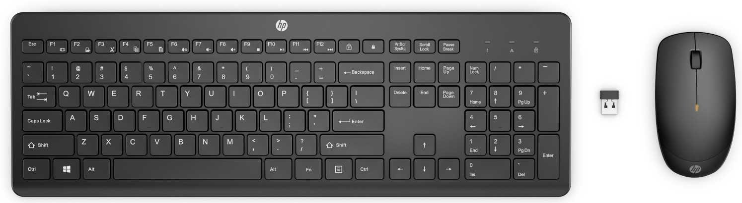 Клавиатура HP 235 1Y4D0AA черный купить,NaN