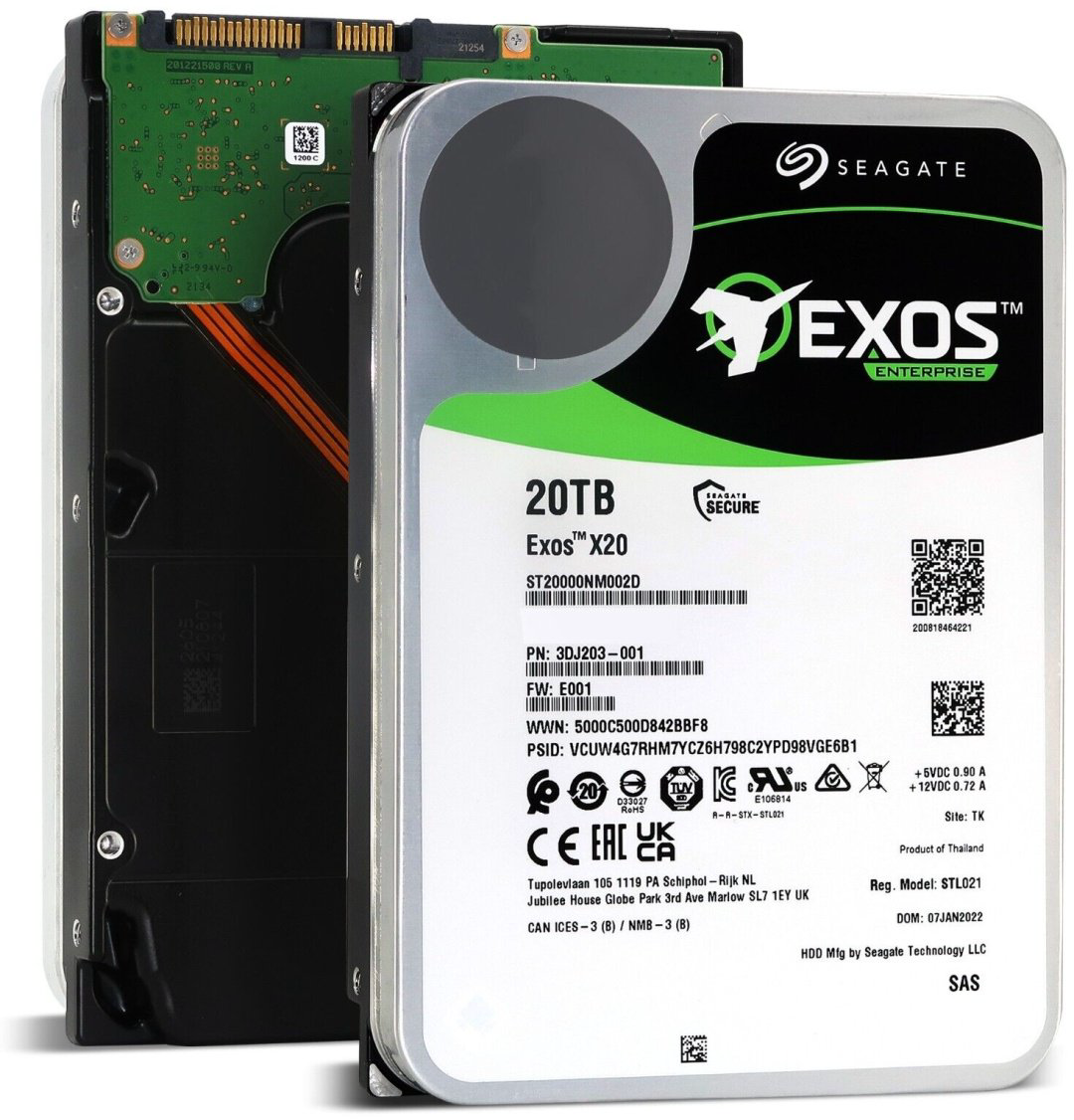 HDD Seagate ST20000NM002D 20000 Гб