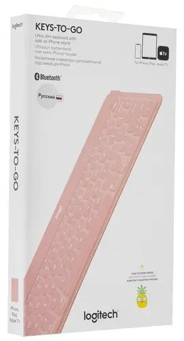 Клавиатура Logitech Keys-To-Go 920-010122 розовый купить,38060