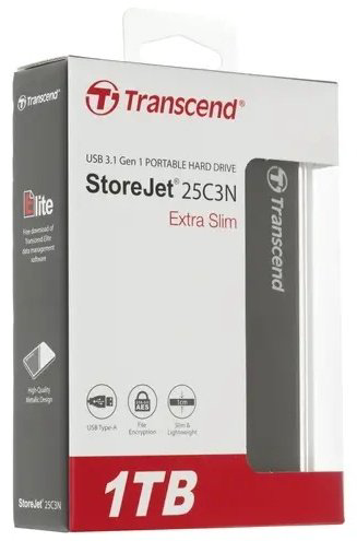 Внешний накопитель Transcend TS1TSJ25C3N 1000 ГБ купить,73200
