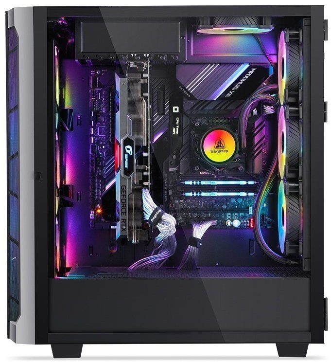 Корпус Segotep Phoenix T1 черный купить,NaN