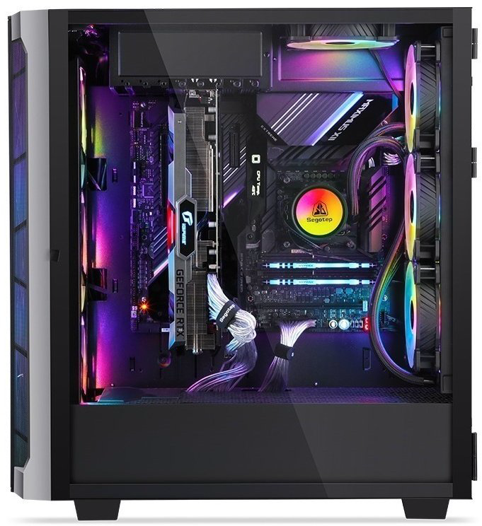Корпус Segotep Phoenix T1 черный купить,NaN
