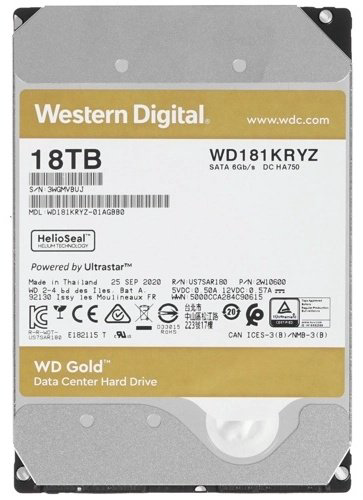 HDD Western Digital WD181KRYZ 18000 ГБ купить,NaN