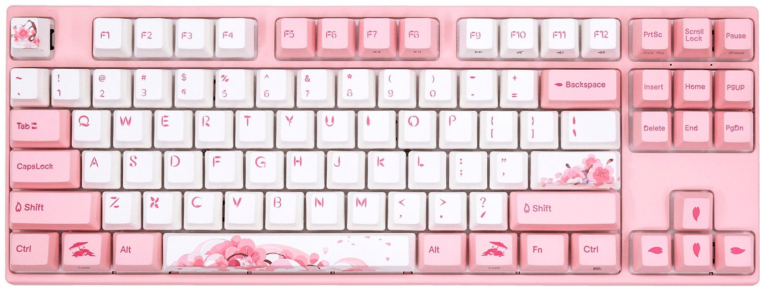 Клавиатура VARMILO VEM87 Love Birds Yuan: You A33A001A9A3A01A001 розовый купить,NaN