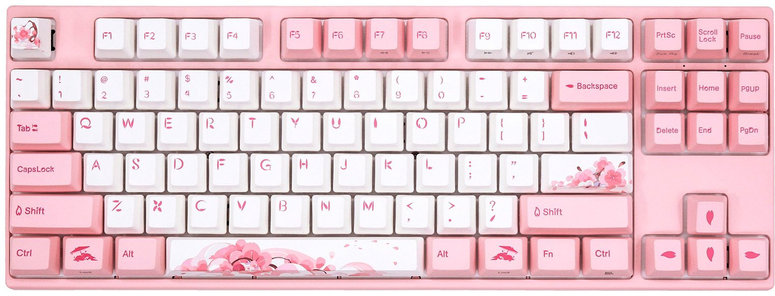 Клавиатура VARMILO VEM87 Love Birds Yuan: You A33A001A9A3A01A001 розовый купить,NaN