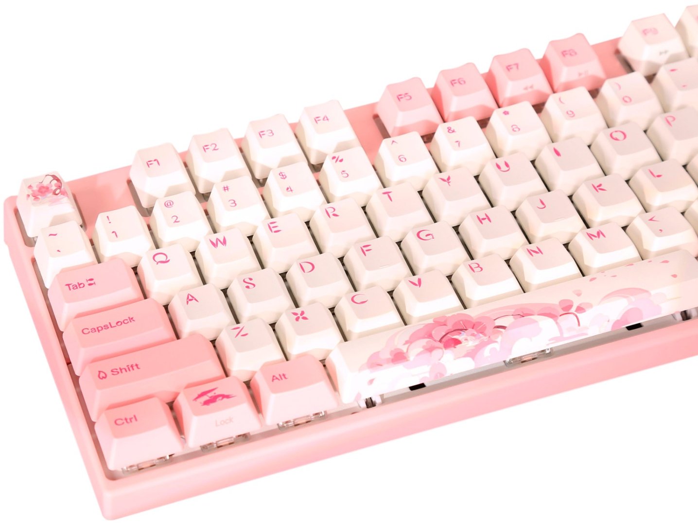 Клавиатура VARMILO VEM87 Love Birds Yuan: You A33A001A9A3A01A001 розовый купить,NaN
