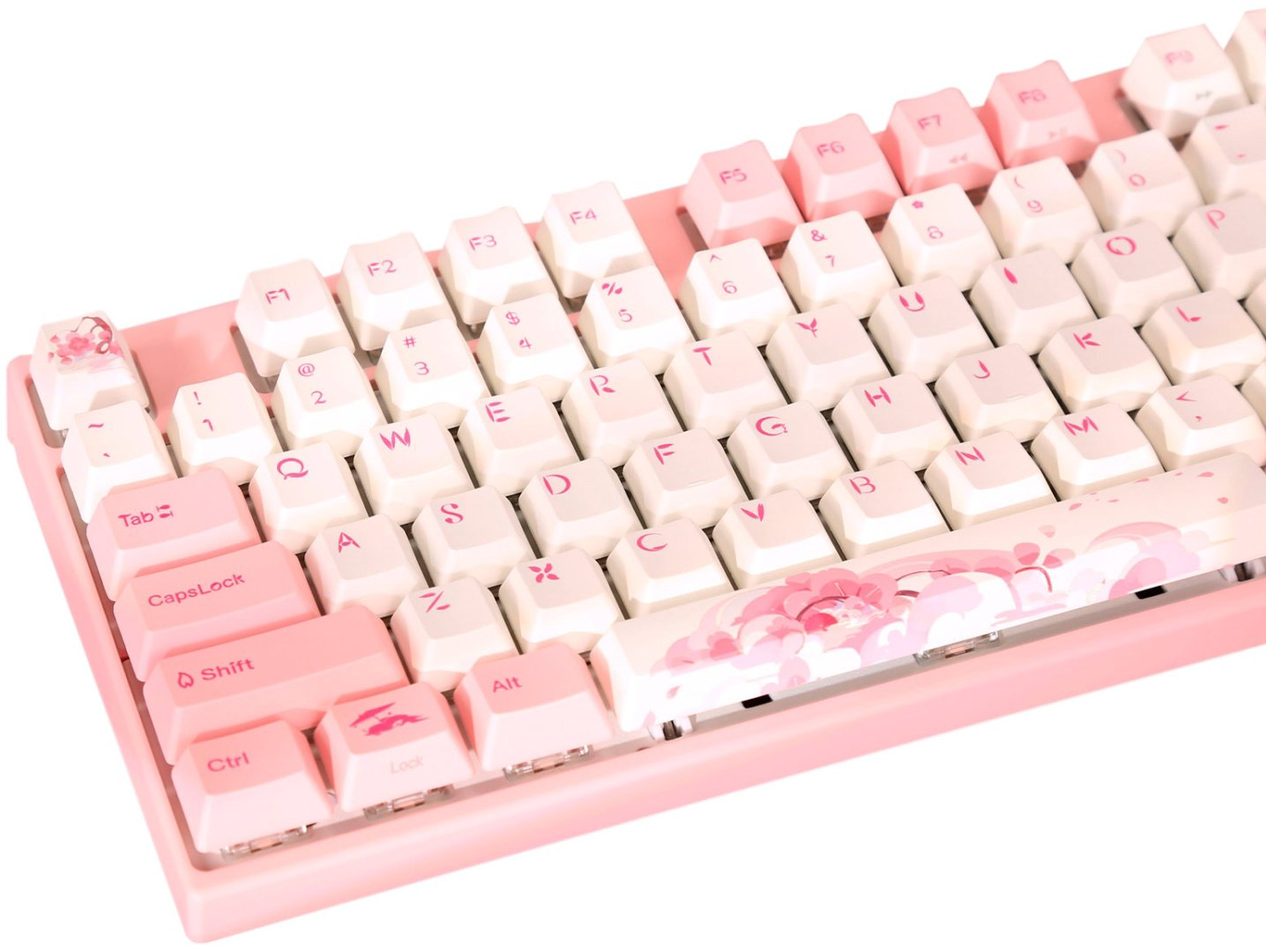 Клавиатура VARMILO VEM87 Love Birds Yuan: You A33A001A9A3A01A001 розовый купить,NaN