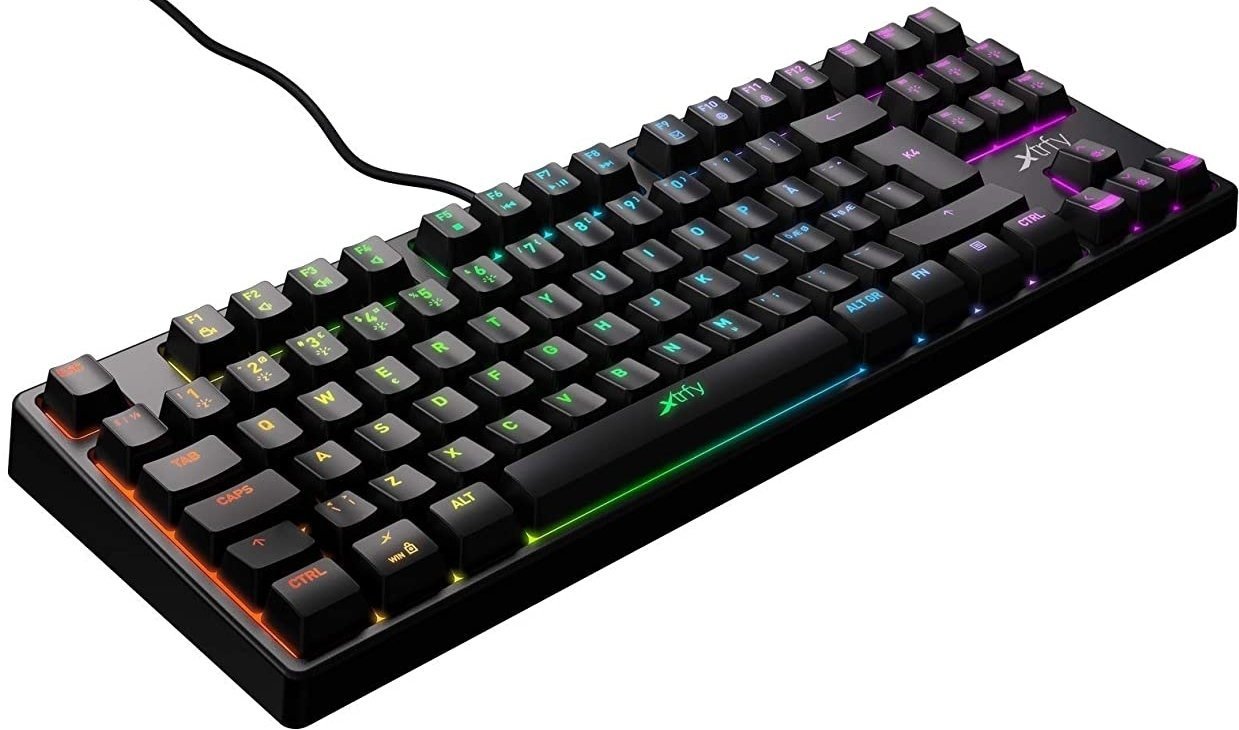 Клавиатура Xtrfy XG-K4-RGB-TKL-R-RUS черный