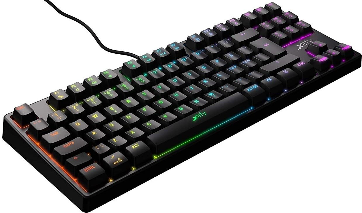 Клавиатура Xtrfy XG-K4-RGB-TKL-R-RUS черный купить,NaN