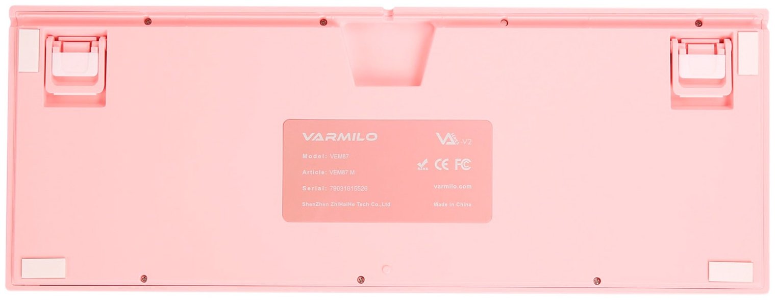 Клавиатура VARMILO VEM87 Love Birds Yuan: You A33A001A9A3A01A001 розовый купить,NaN