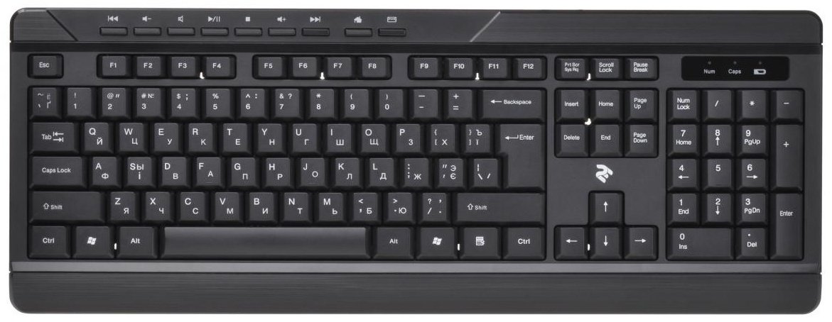 Клавиатура 2E MK410MWB черный + мышь
