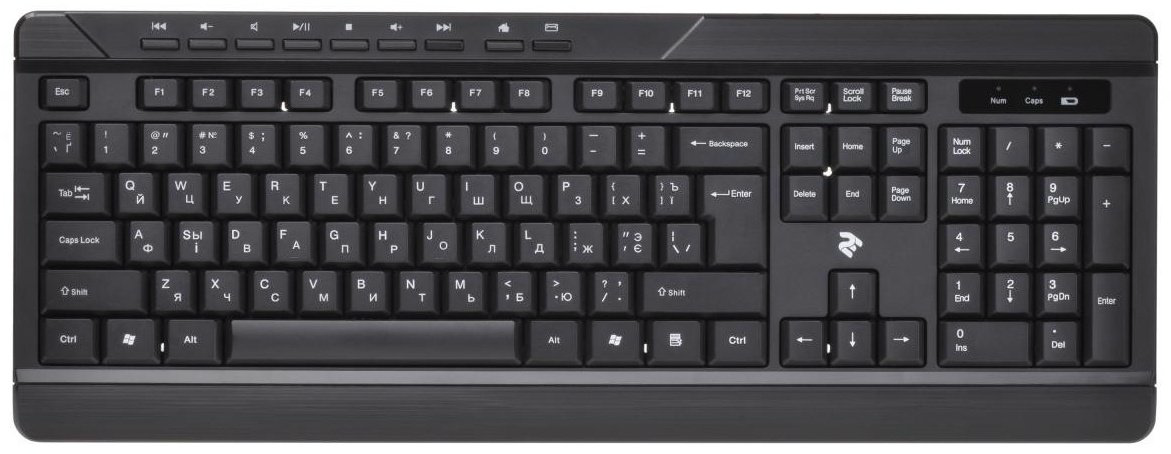 Клавиатура 2E MK410MWB черный + мышь