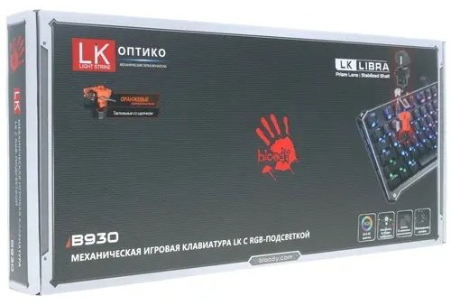 Клавиатура A4Tech Bloody B930 черный купить,17851