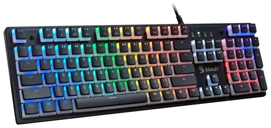Клавиатура A4Tech S510R PUDDING черный