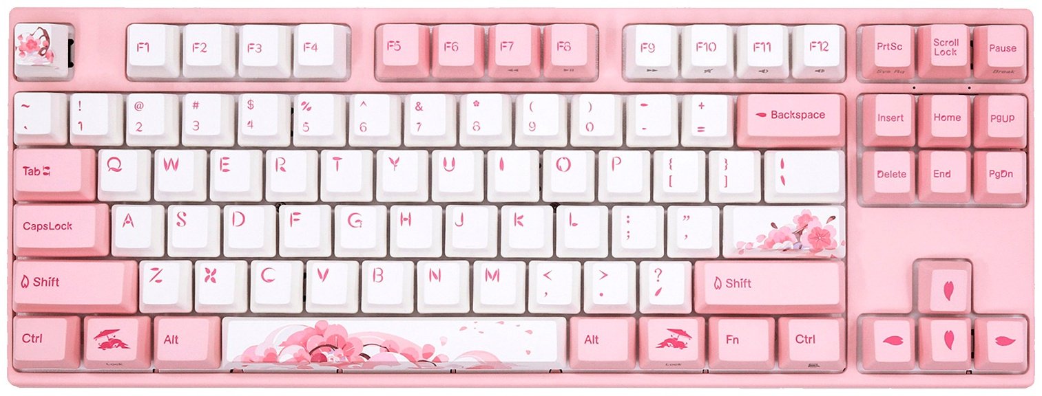 Клавиатура VARMILO VEM87 Sakura R2 A33A027A8A3A01A024 розовый купить,NaN