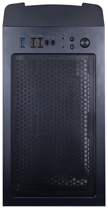Корпус 1STPLAYER D4-BK-1F5M-3F5S черный