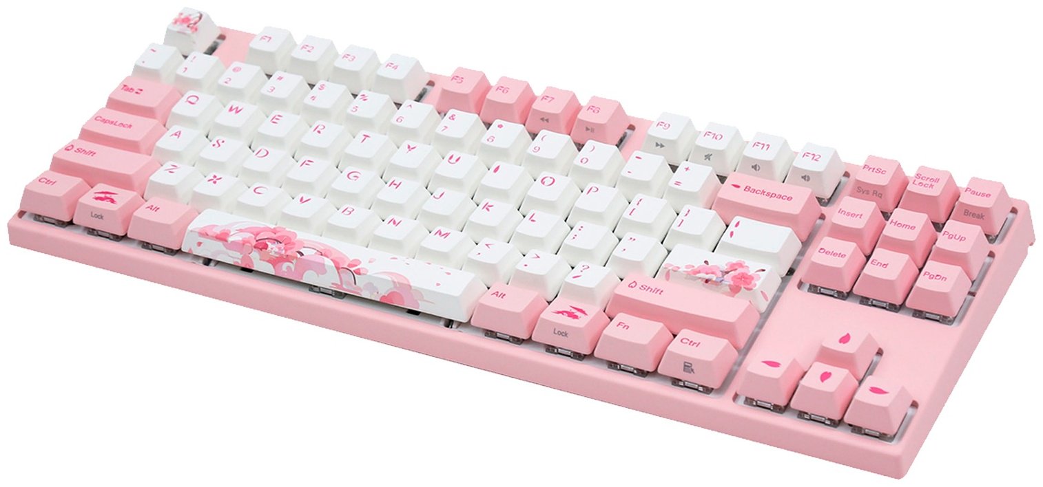 Клавиатура VARMILO VEM87 Sakura R2 A33A027A8A3A01A024 розовый купить,NaN