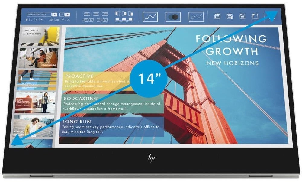 Монитор 14" HP E14 G4 1B065AA черный - ForteMarket Монитор 14" HP E14 G4 1B065AA черный купить,212890