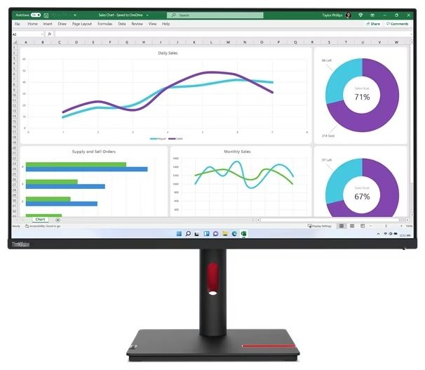 Монитор 31.5" Lenovo 63D3GAT1EU черный - ForteMarket Монитор 31.5" Lenovo 63D3GAT1EU черный купить,331204