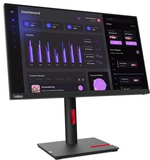Монитор 23.8" Lenovo 63CFMATXEU черный купить,NaN