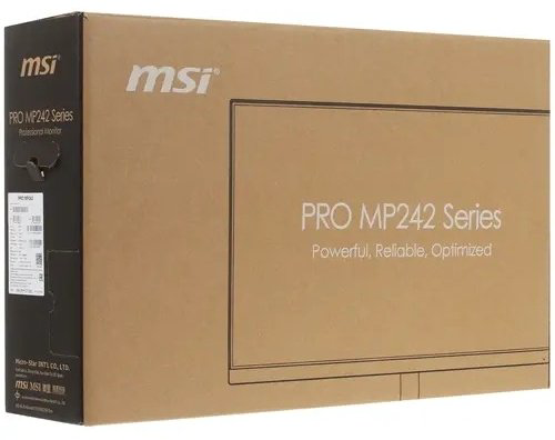Монитор 23.8" MSI PRO MP242 черный купить,NaN