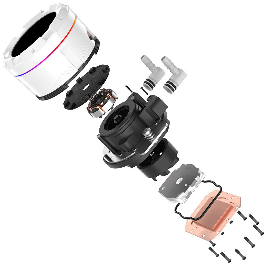 ID-COOLING SL240 XE WHITE купить,50942
