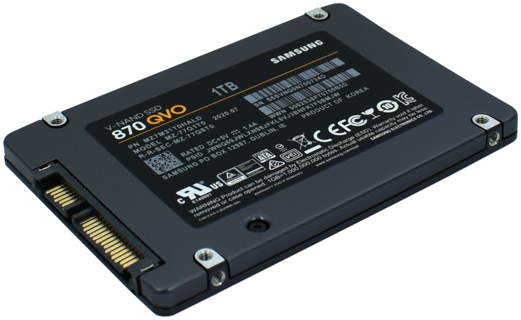 SSD Samsung MZ-77Q1T0BW 1000 Гб купить,NaN