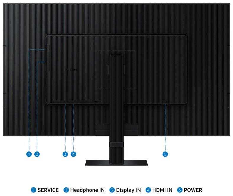 Монитор 32" Samsung ViewFinity LS32D700EAIXCI черный купить,NaN